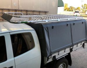 Designed to take a roof top tent and forward storage