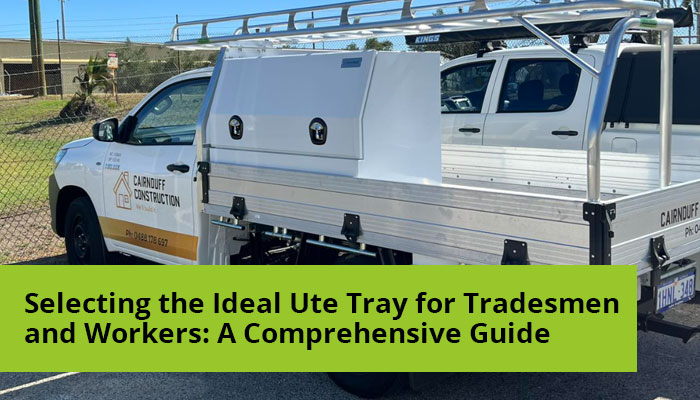 The Ideal Ute Tray for Tradesmen